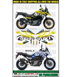 VSTROM DL 650 XT 2017 - 2023 TEAM SUZUKI YELLOW WHITE